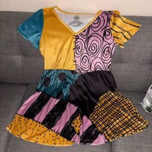 Colorful Nightmare Before Christmas Mini Dress